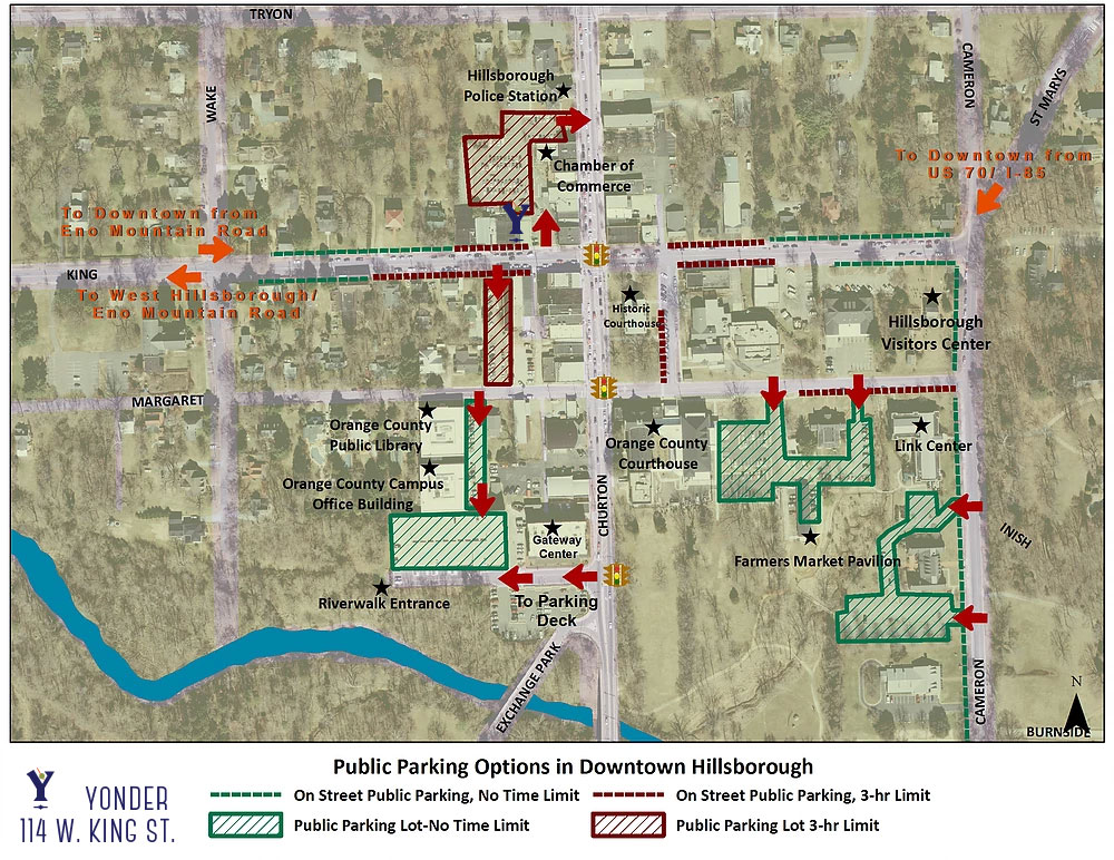 Hillsborough Parking Map