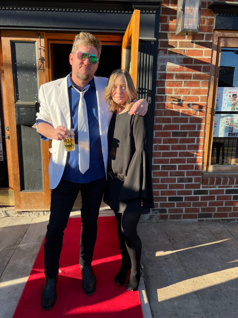 Eryk and Lana at the 2024 Y'Oscars red carpet
