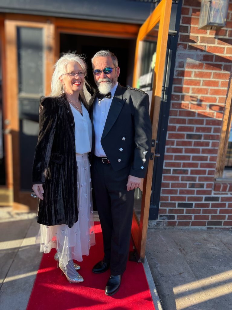 Sam and Meg on the Red Carpet Y'Oscars Award Ceremony at Yonder